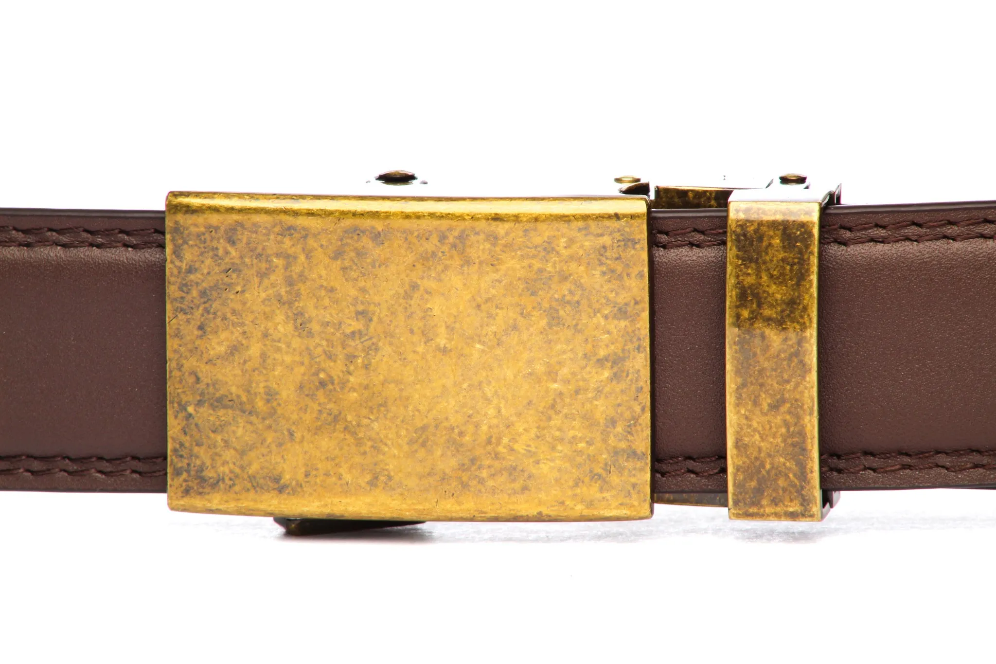 1.25" Classic Buckle in Antiqued Gold