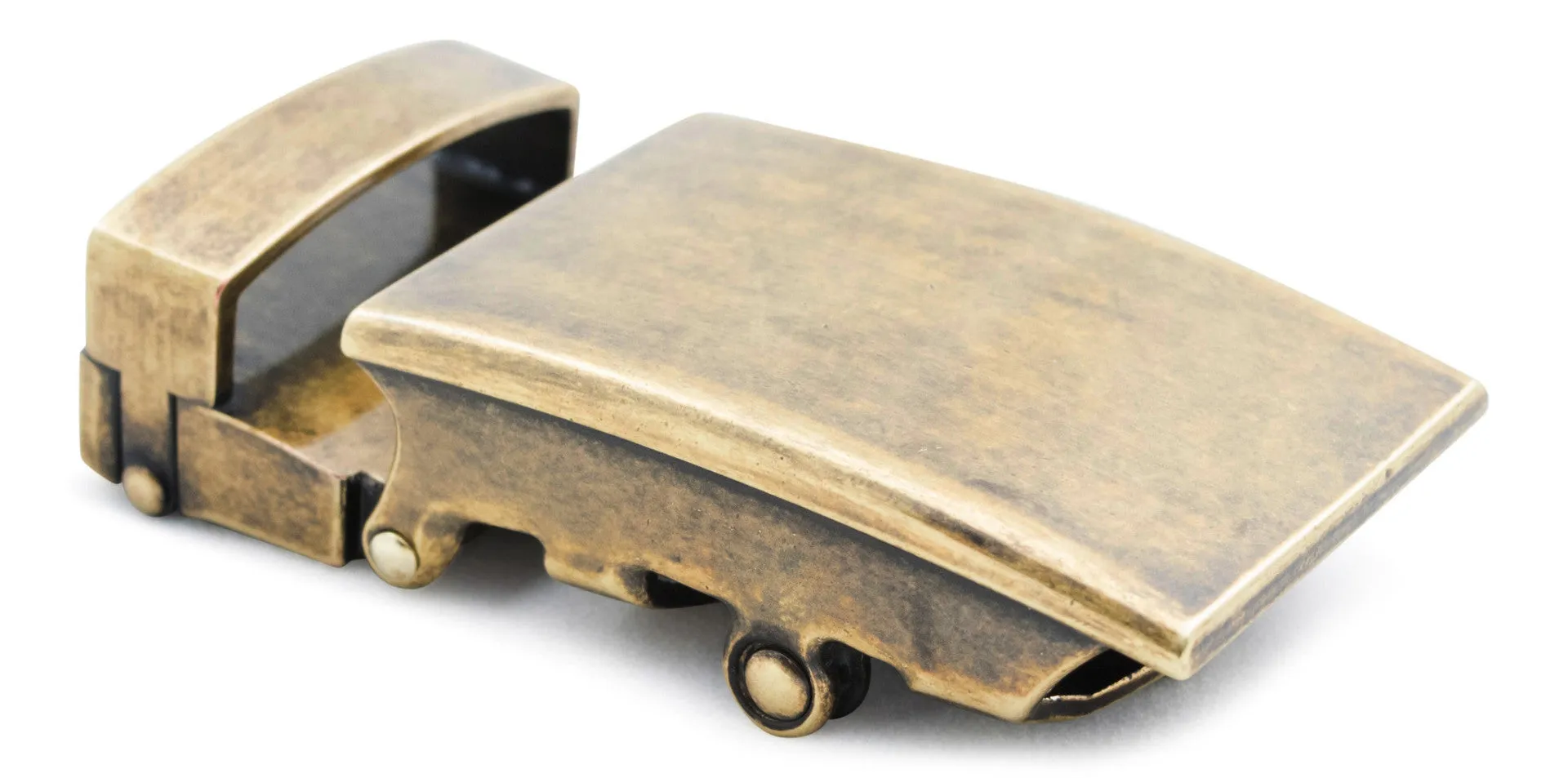 1.25" Classic Buckle in Antiqued Gold