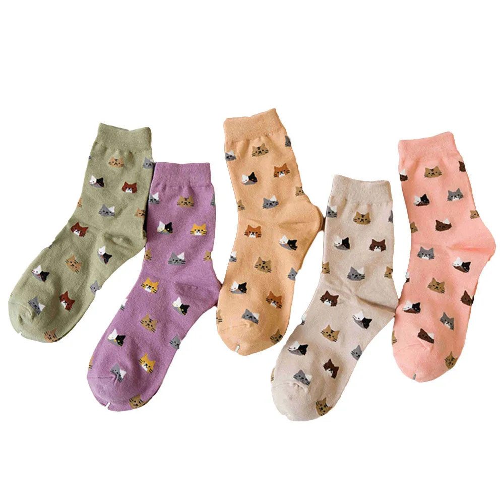 Anysox 5 Pairs One Size 5-9 Mixed Colors No Show Thin Invisible Fashion Socks With Summer High Quality Ankle Solid Color Breathable Socks