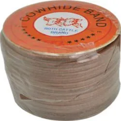 B107 - ROLLED OAK LEATHER BELT, 5/16" (8 MM) x 100