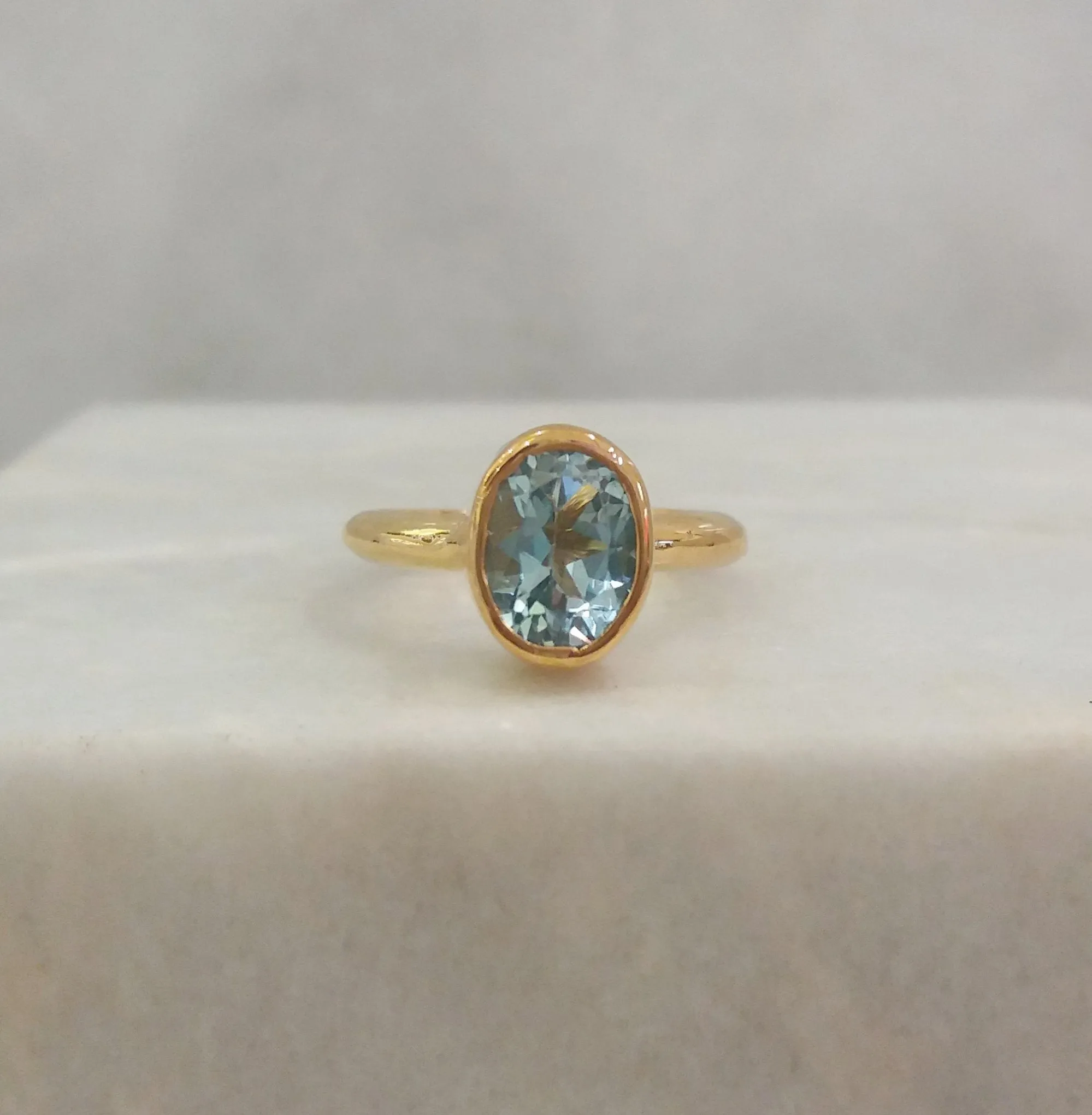 Blue Topaz Maxi Ring