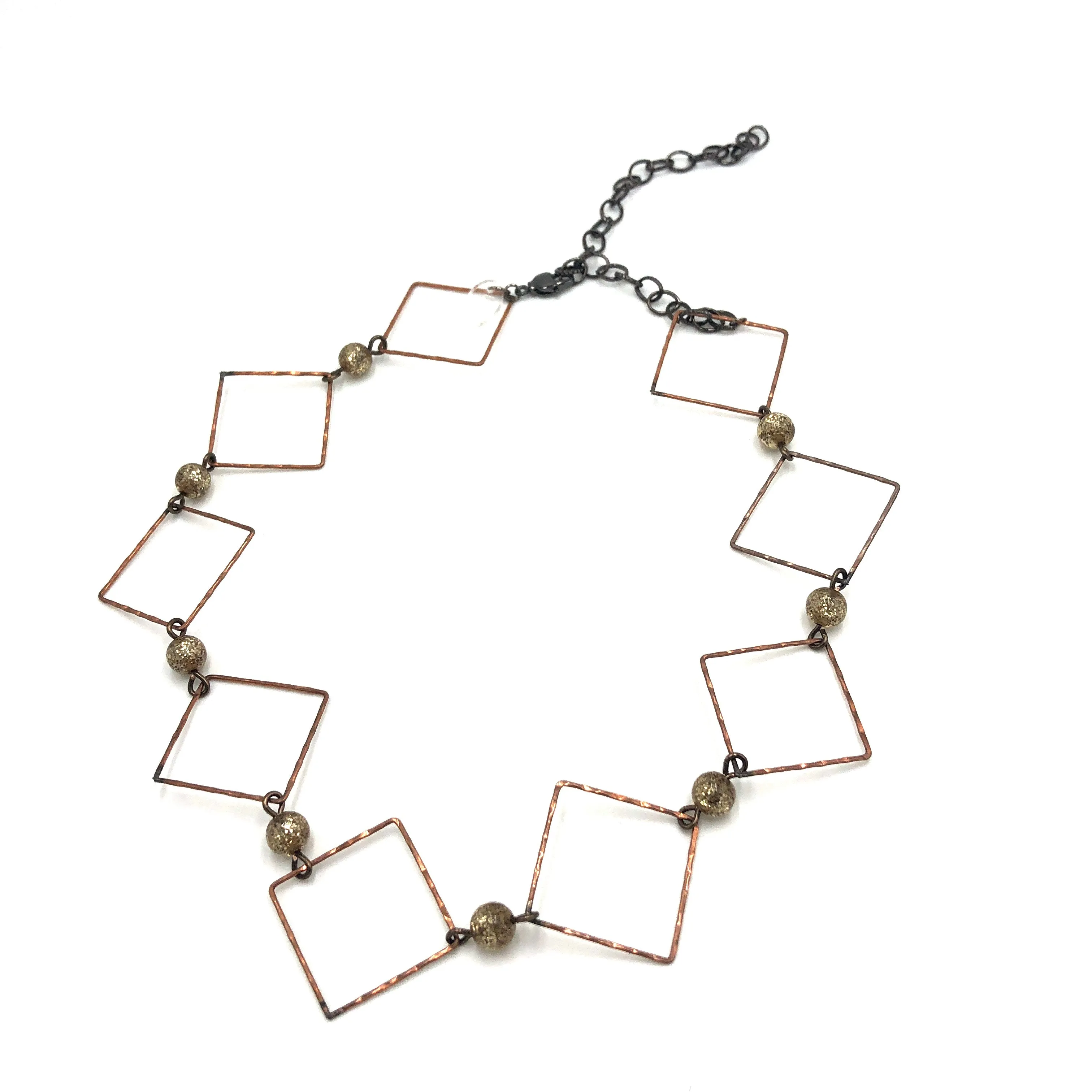 Bronze Box Necklace