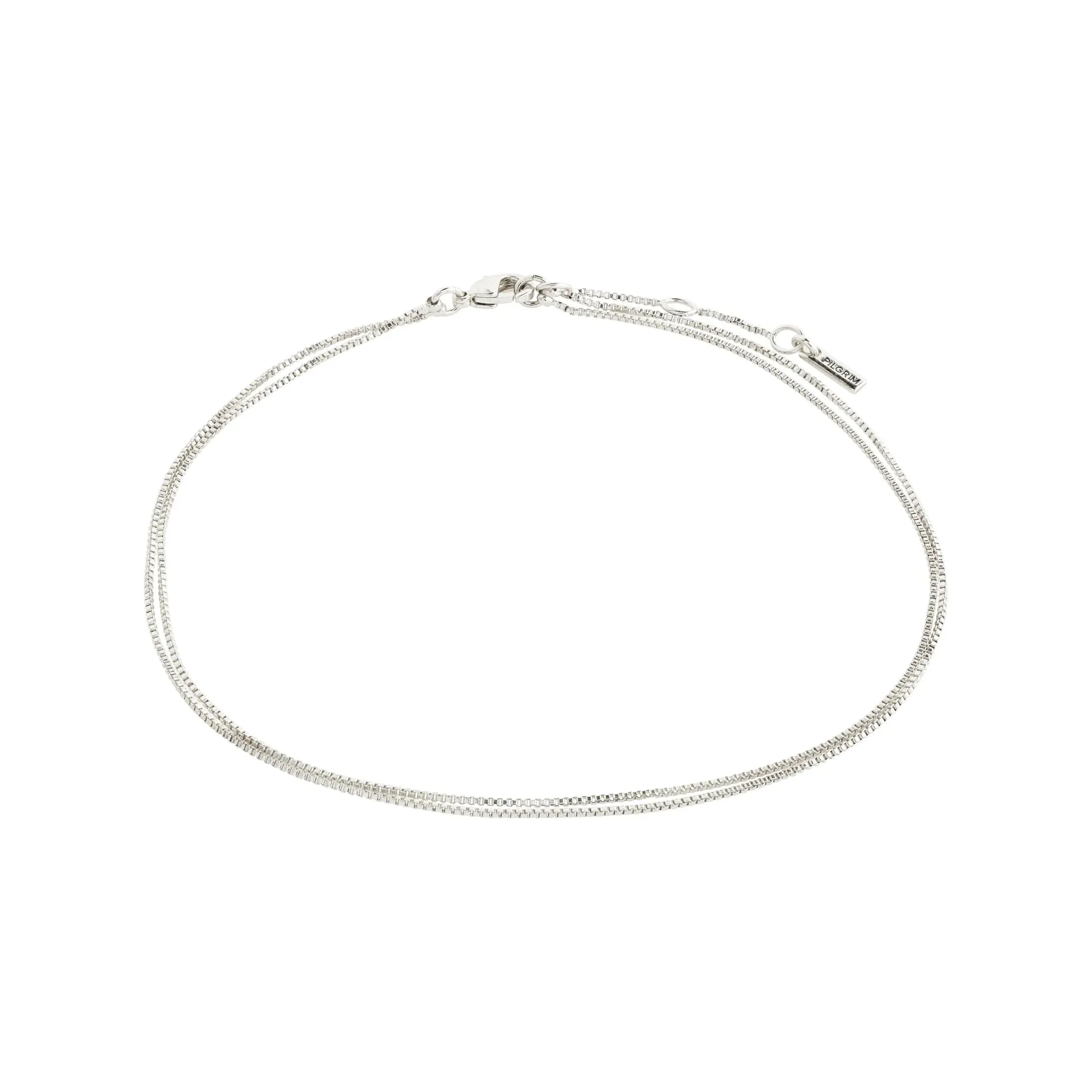 Care Recycled Ankle Chain 2-in-1 Set | Silver