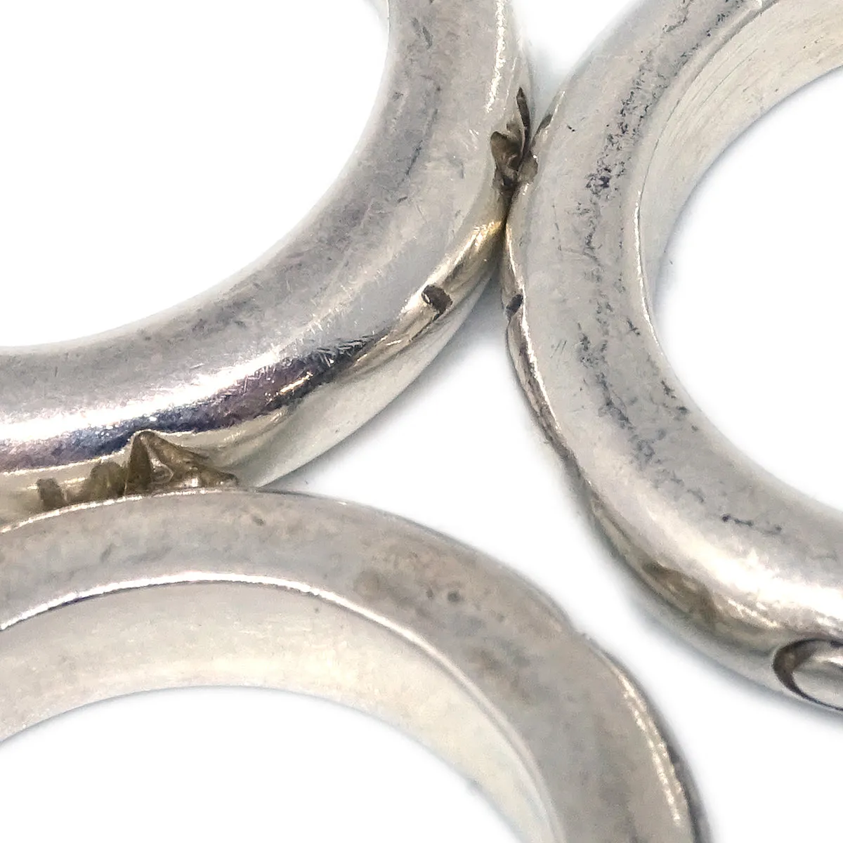 Chanel 3 Rings Set #51.5 #52 #52.5 SV925
