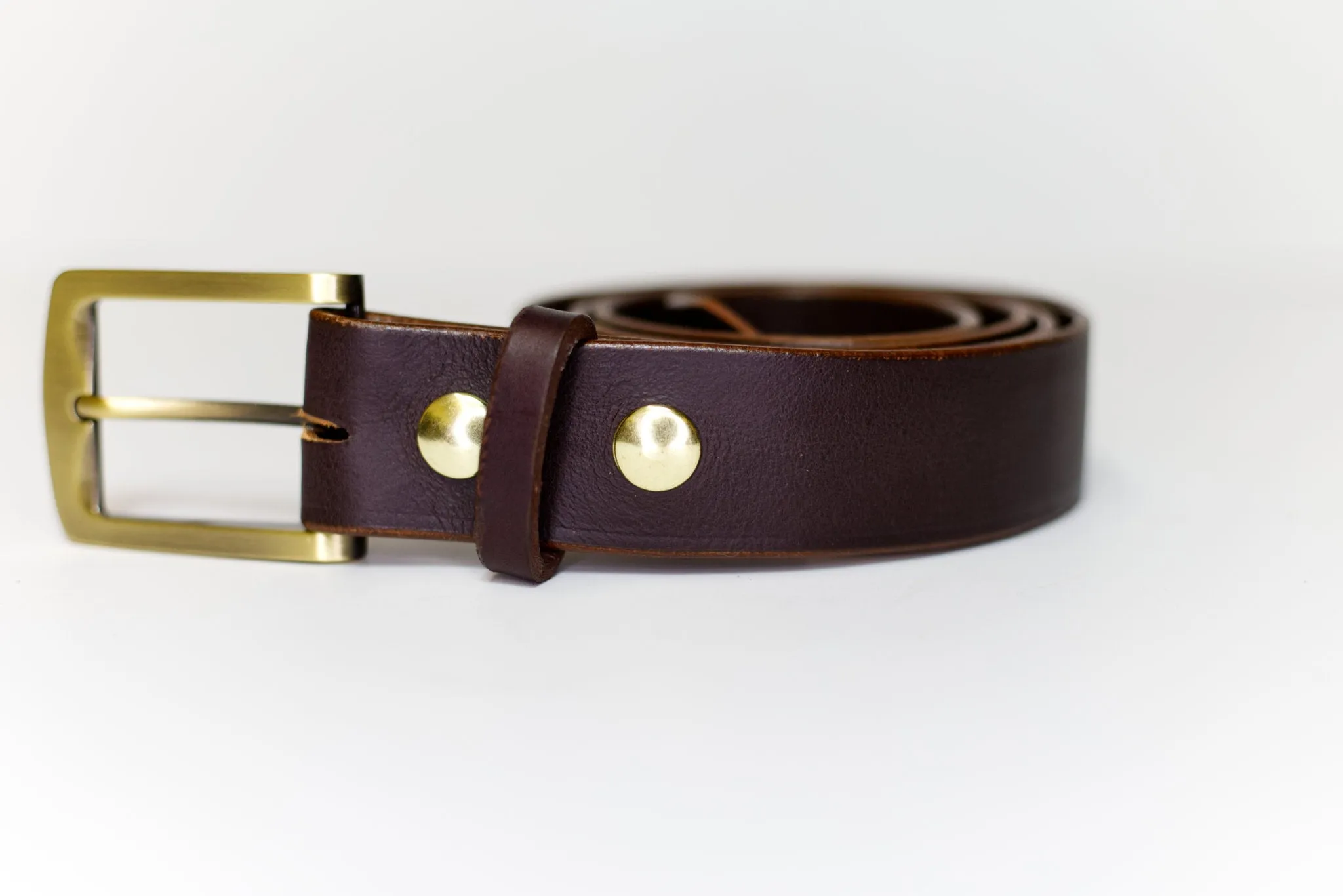 Classic Leather Belt | Dark Brown