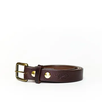 Classic Leather Belt | Dark Brown