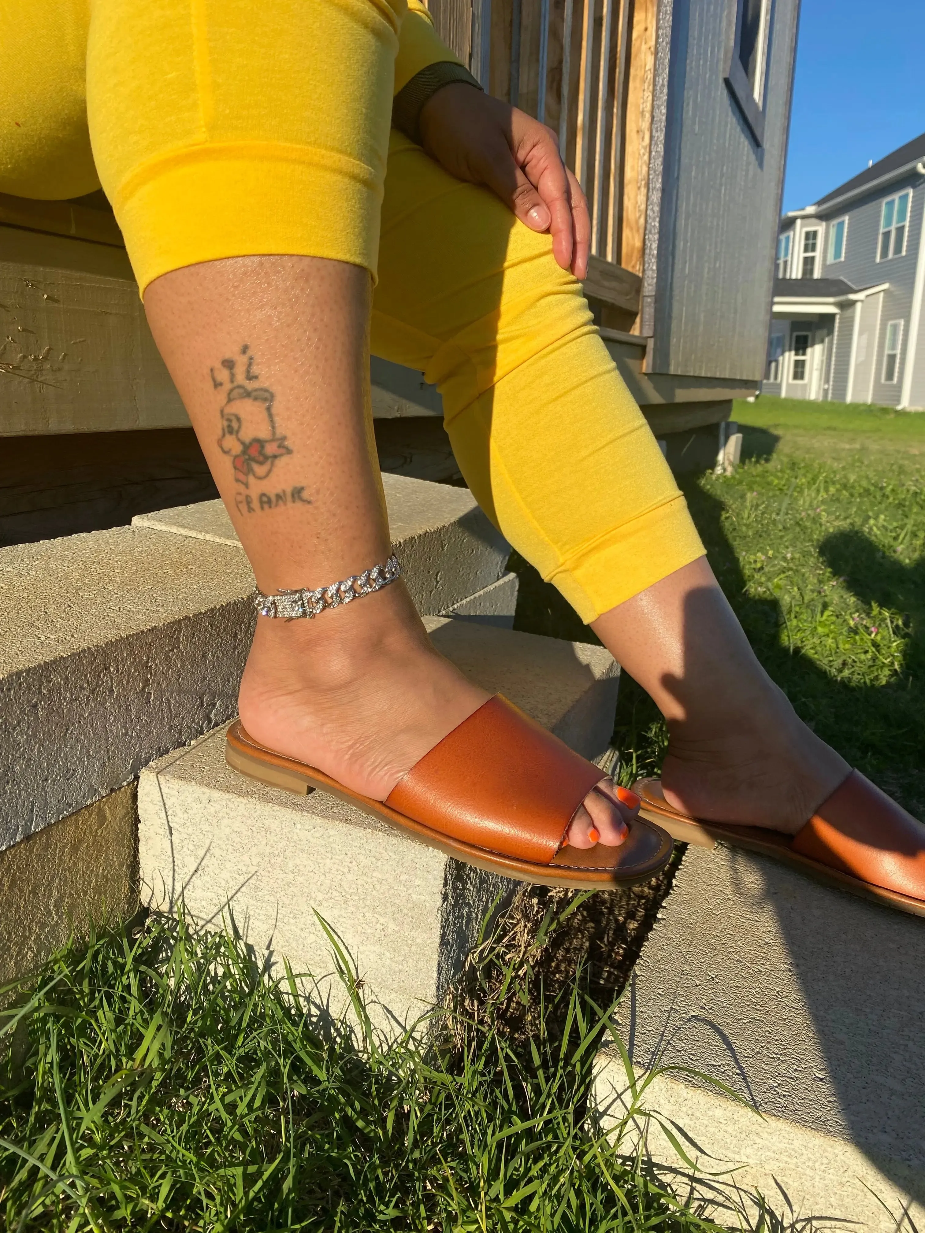 Cuban Link Bling Anklet
