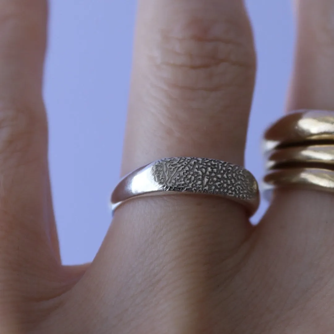 Custom Laser Engraved Ring - Deposit