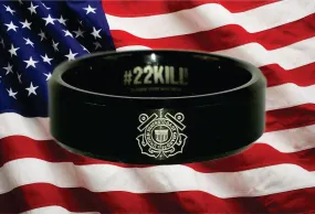 Engraved Honor Ring (Coast Guard)