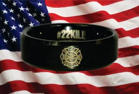 Engraved Honor Ring (Fire Dept. Maltese Cross)