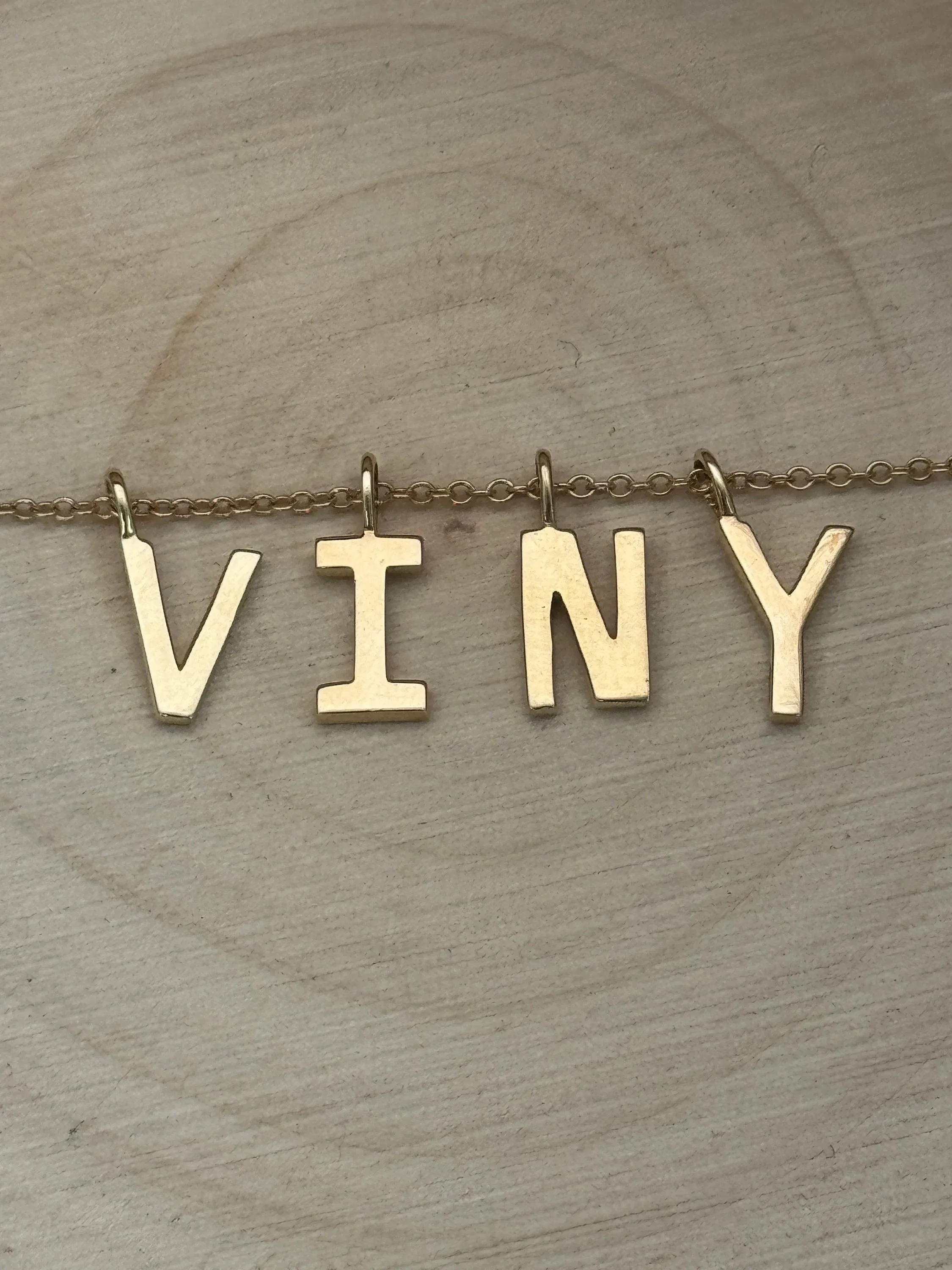 Gold Charm Letter G 8mm (JR 3mm)