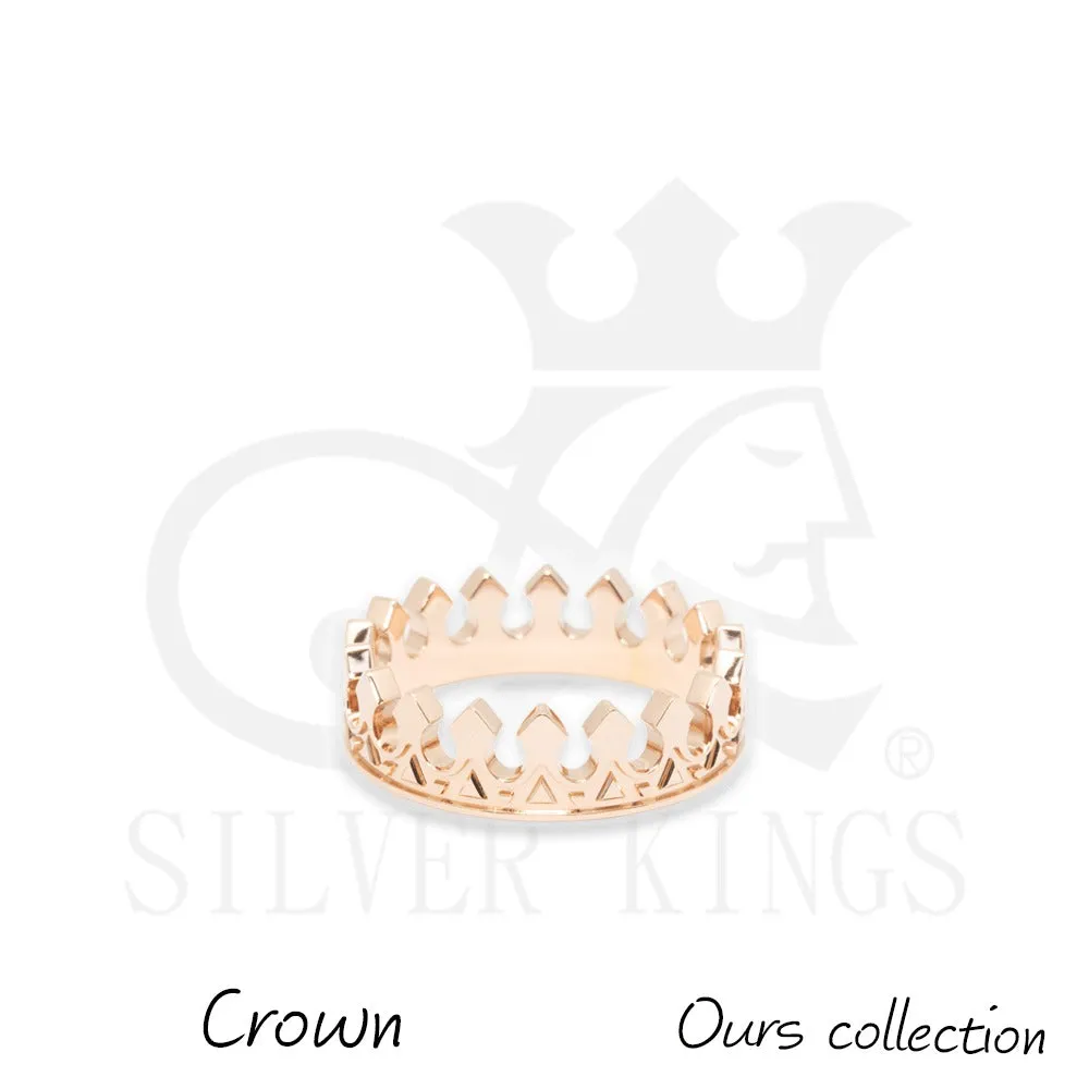 HALO & CROWN COUPLE RINGS