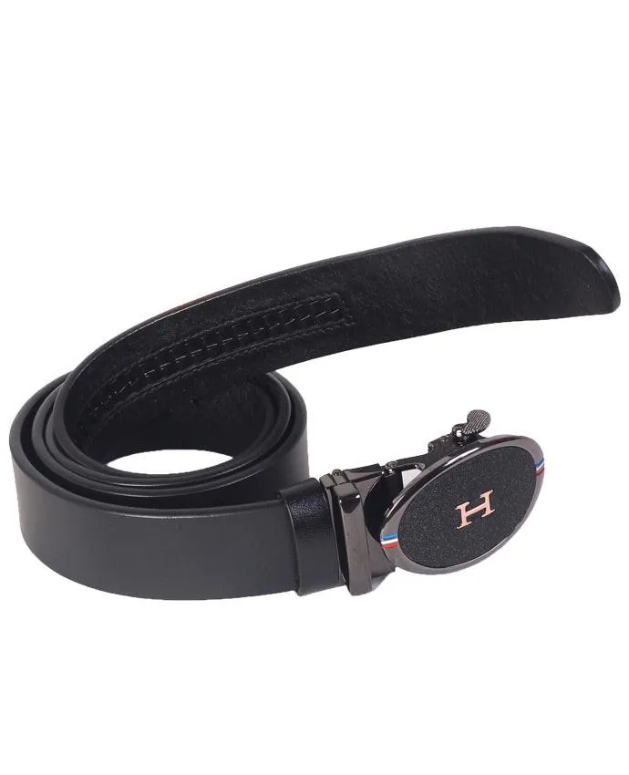 Hermes paris men's Leather belt- black