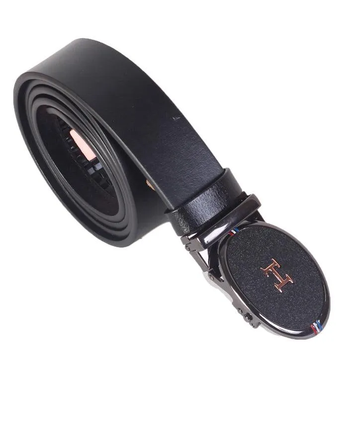 Hermes paris men's Leather belt- black