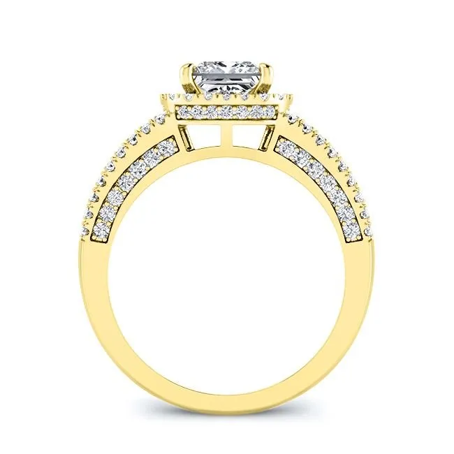 Honesty - GIA Natural Princess Diamond Engagement Ring