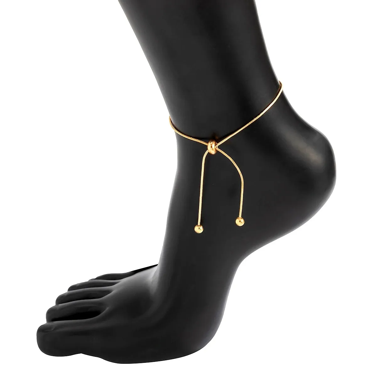 Ingemark Adjustable Chain Anklet Bracelet for Women Vintage Fashion
