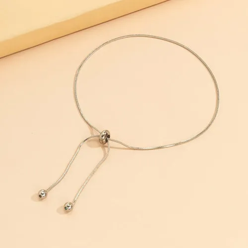 Ingemark Adjustable Chain Anklet Bracelet for Women Vintage Fashion