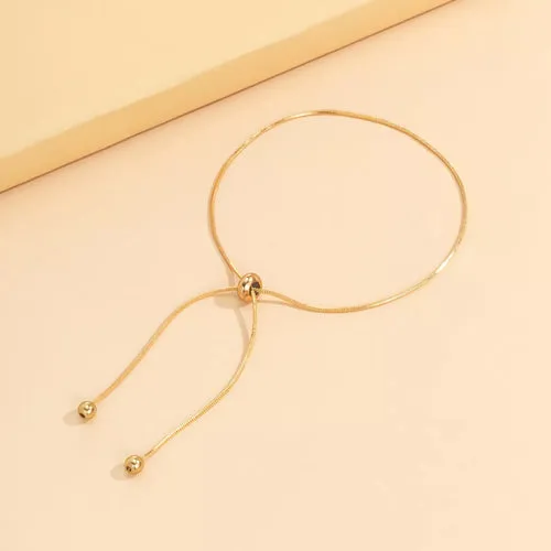 Ingemark Adjustable Chain Anklet Bracelet for Women Vintage Fashion