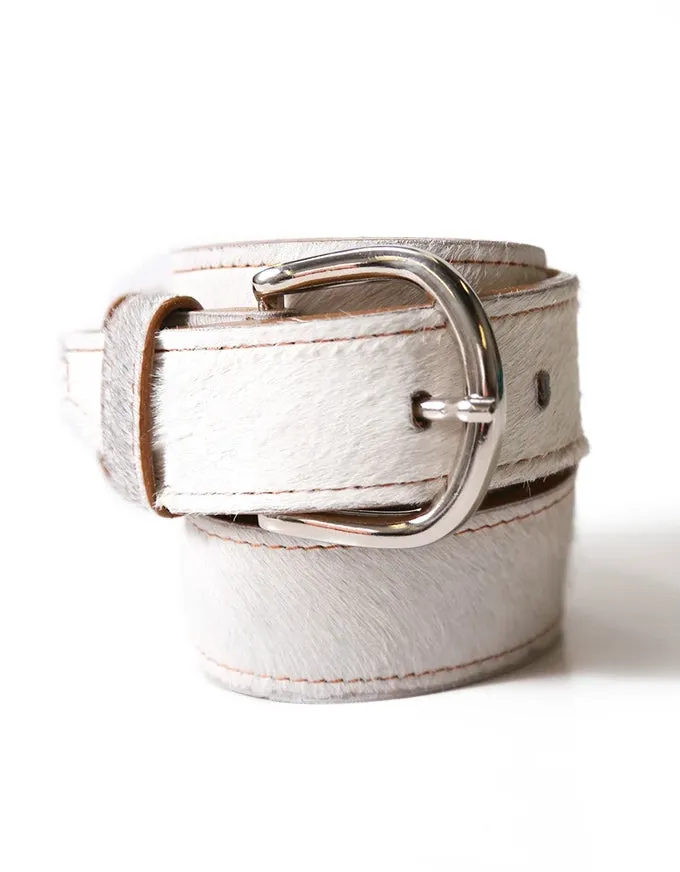 Jeans Belt Natural Cowhide