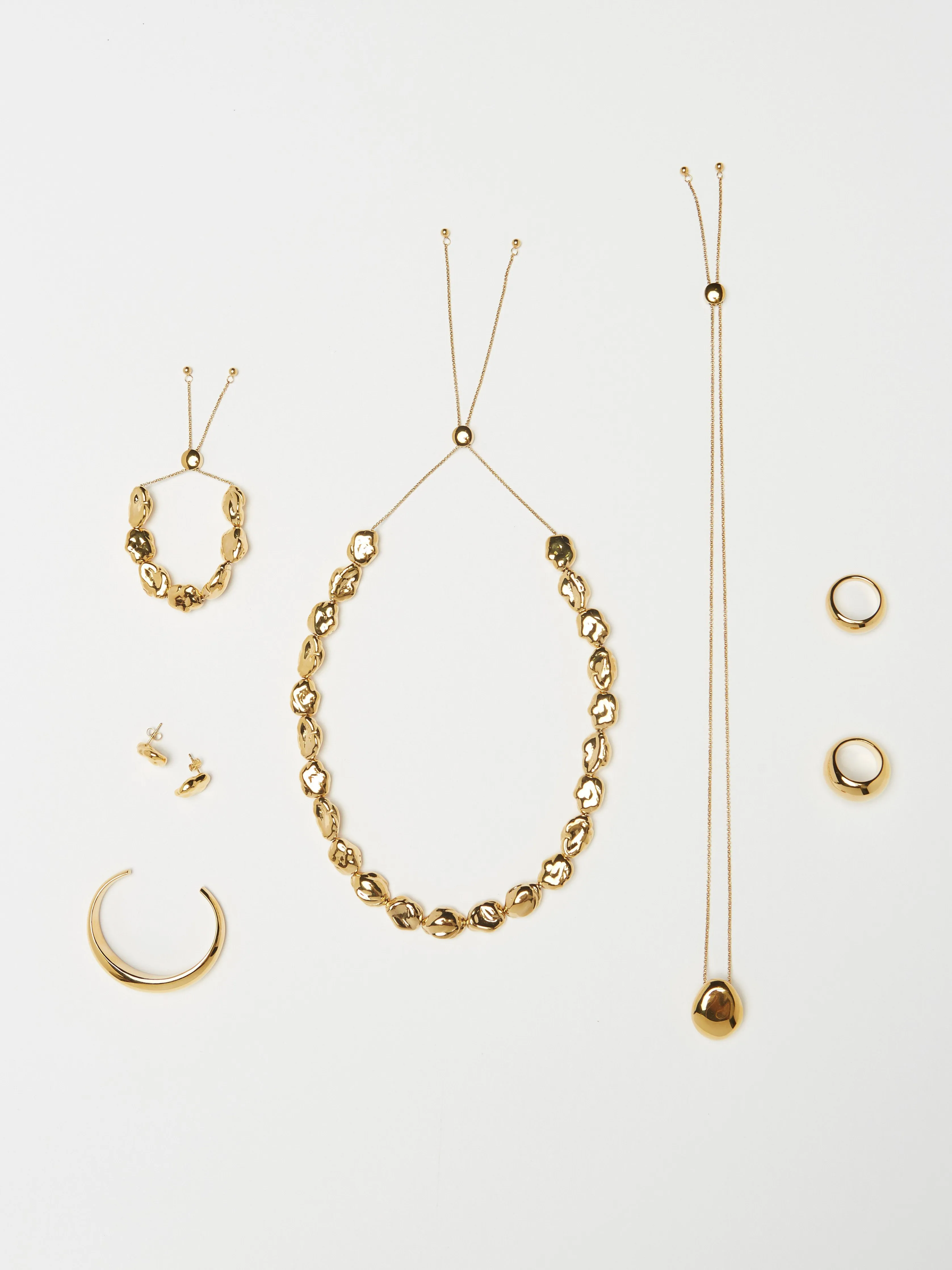 Large Gold Orb Ring