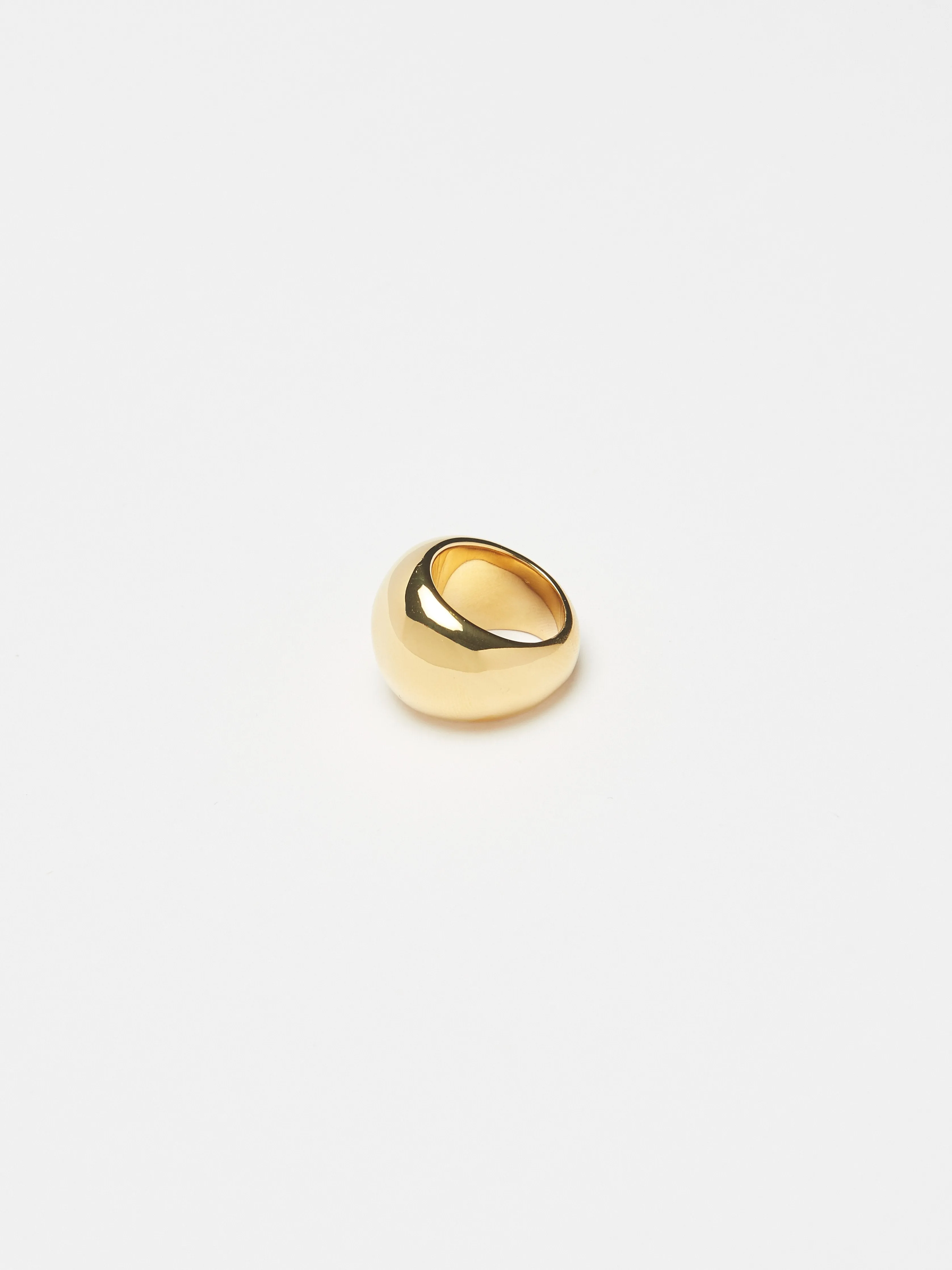 Large Gold Orb Ring