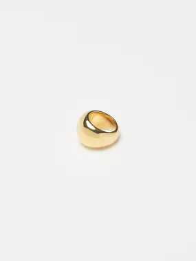 Large Gold Orb Ring