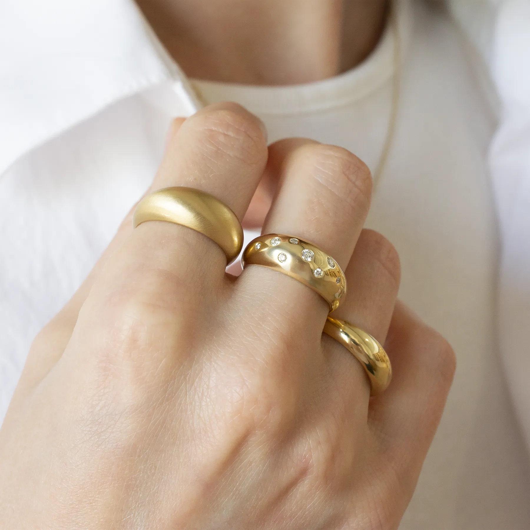 Luna Bombe Ring | 6mm