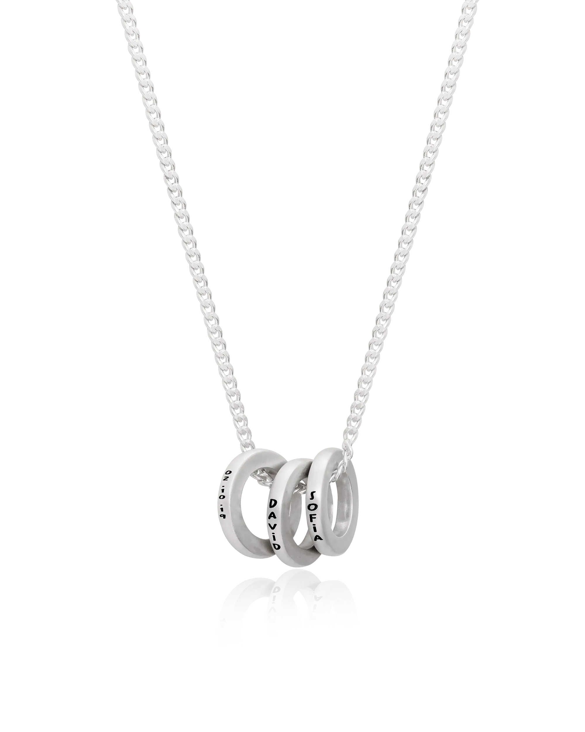 Men Circle of Life Necklace - 18K Rose Vermeil