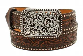 MF Western Ariat Girls Embossed Fashion Belt Style A1303602