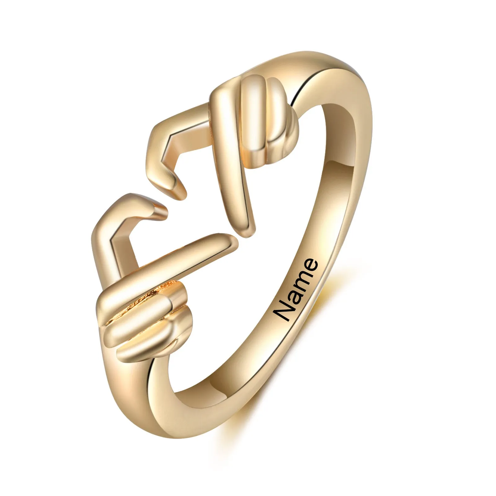 Name Heart Ring- S925 Sterling Silver Ring