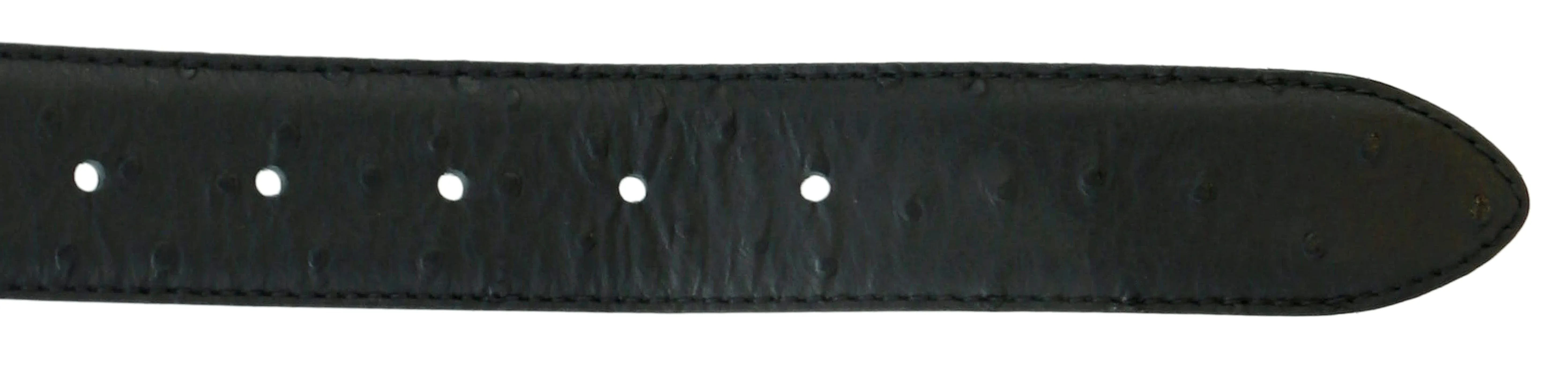 Pierre Cardin Black Embossed Classic D-Ring  Adjustable Buckle Belt Adjustable Mens Belt-