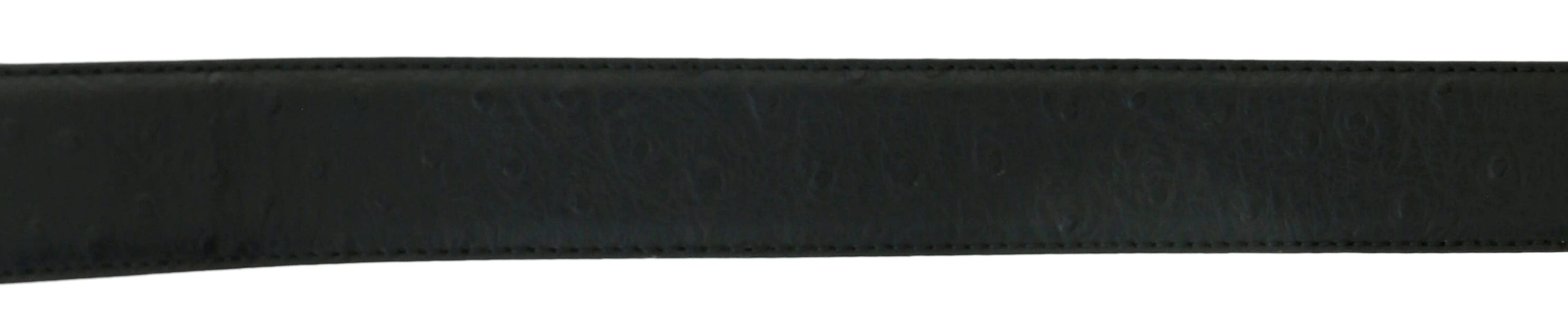Pierre Cardin Black Embossed Classic D-Ring  Adjustable Buckle Belt Adjustable Mens Belt-