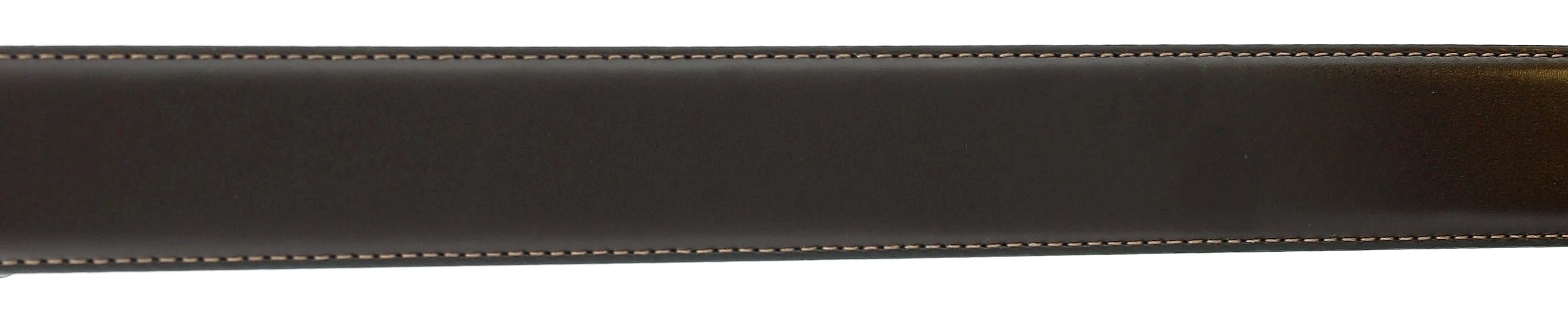 Pierre Cardin Brown Smooth Classic D-Ring Adjustable Belt Adjustable Mens Belt-