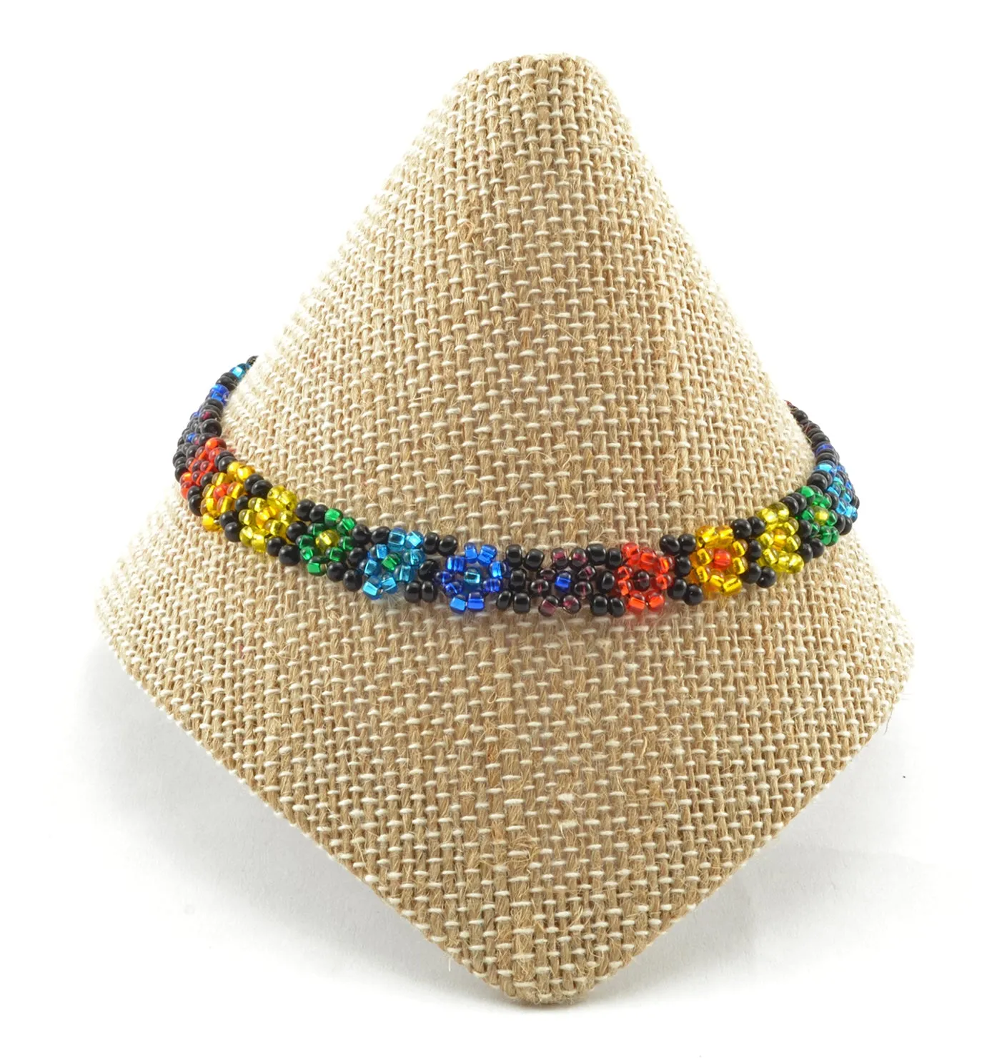 Rainbow Flower Anklet