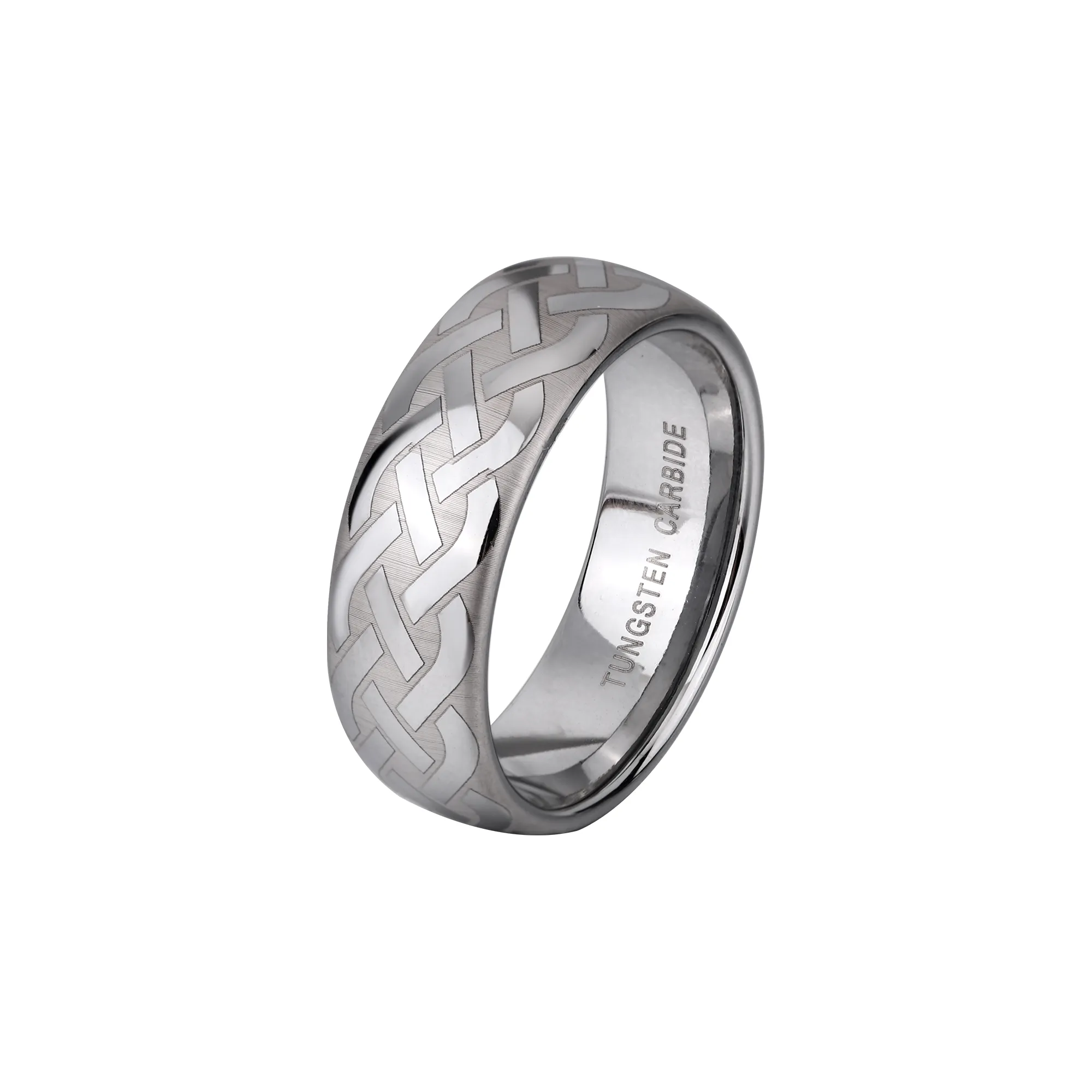 Silver Celtic Knot Pattern Ring KCLR 13