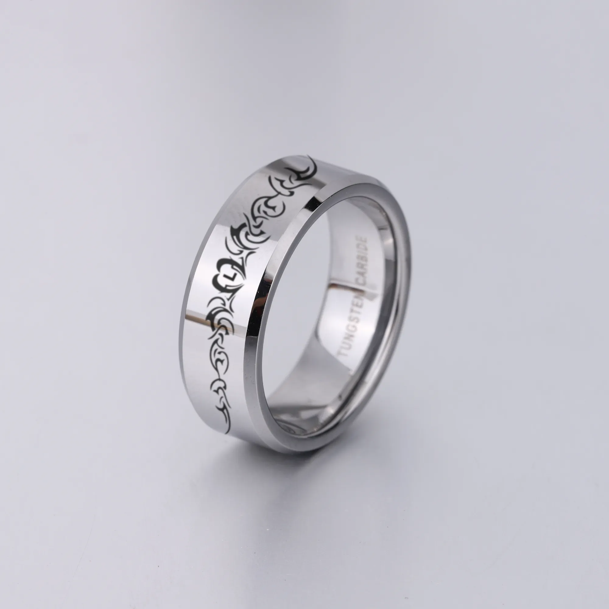 Silver Tungsten Weddings Ring KCLR 18