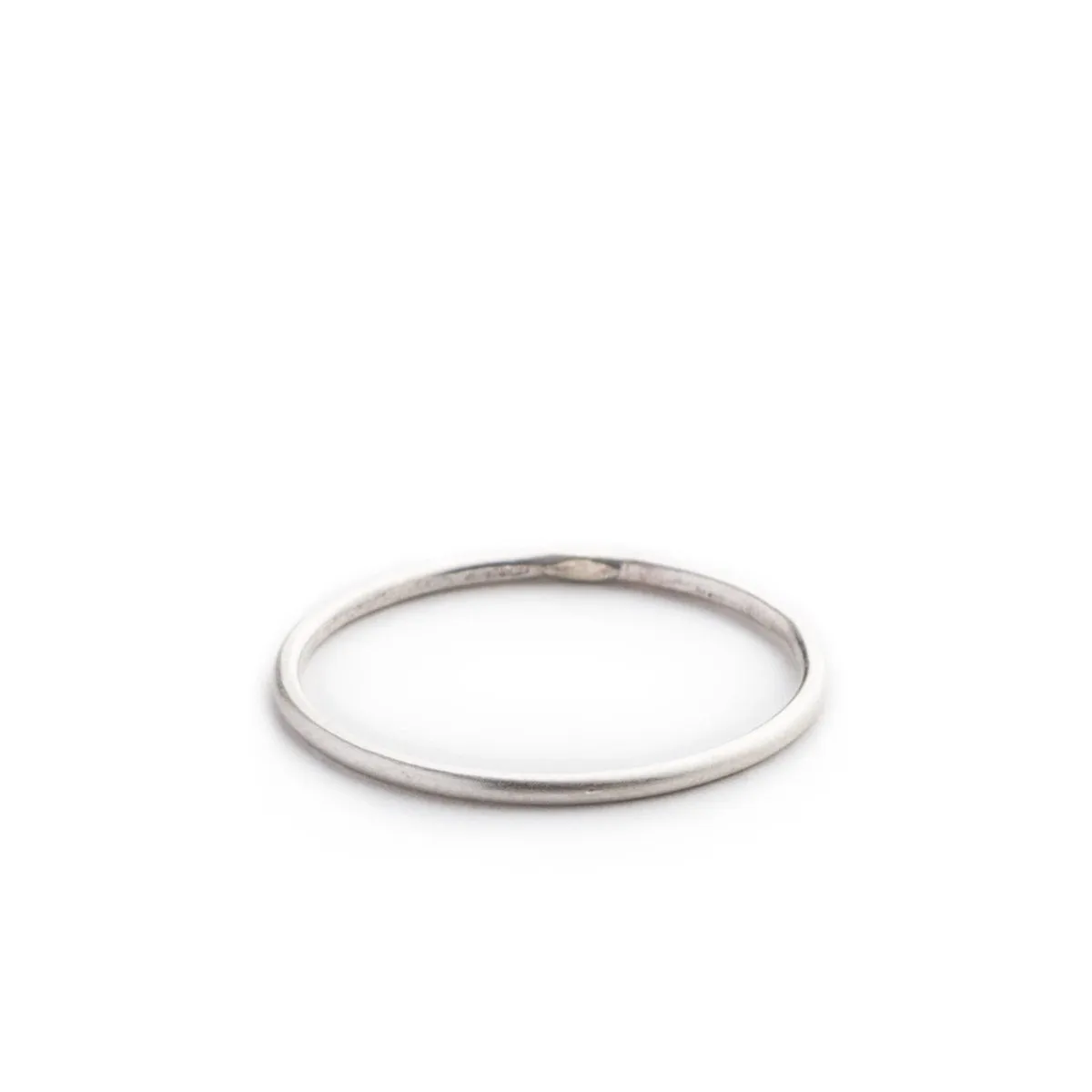 Smooth Sterling Silver stacker ring