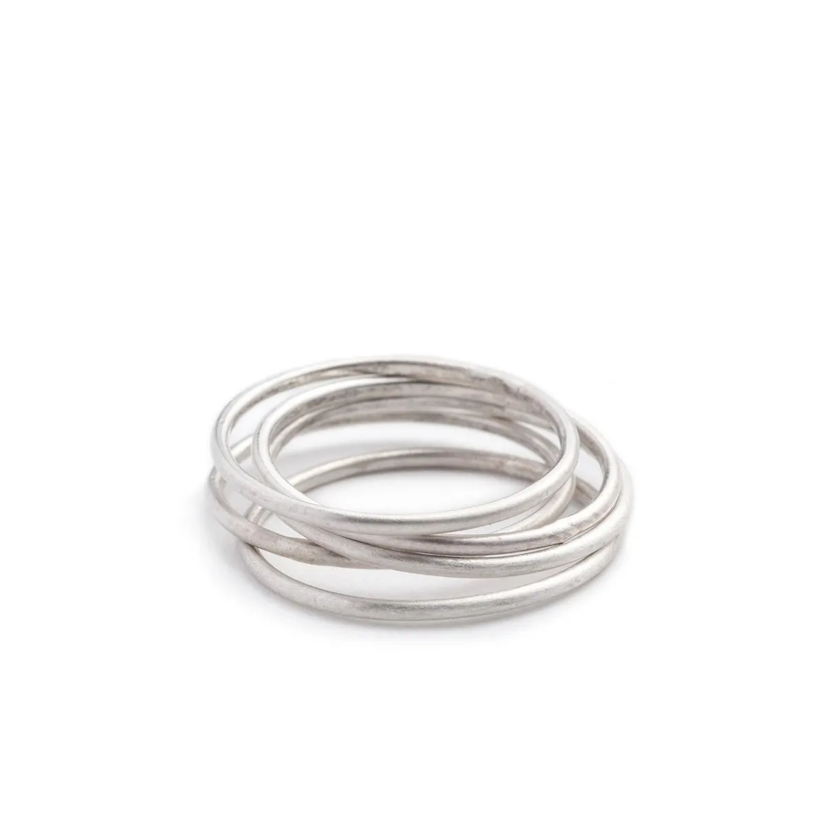Smooth Sterling Silver stacker ring