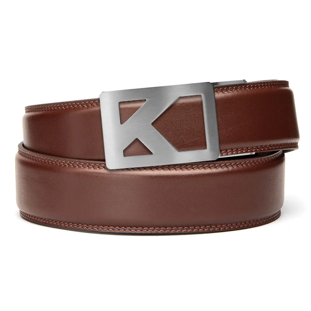 TRIBUTE BUCKLE | CLASSIC LEATHER BELT 1.37"