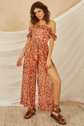 Venice Jumpsuit Red